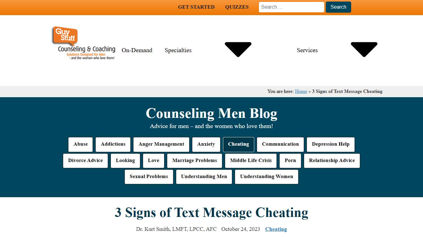3 Signs of Text Message Cheating